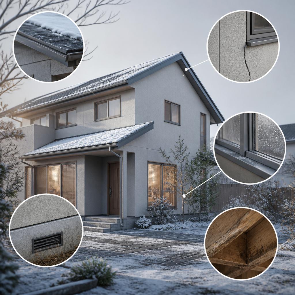 寒い季節に備えて、住まいの瑕疵を早めに確認しませんか？