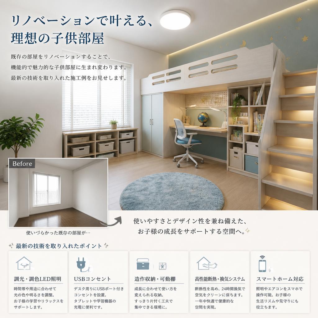 リノベーションで実現するおしゃれ空間