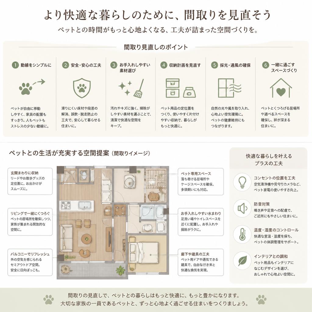 間取り変更で空間を有効に