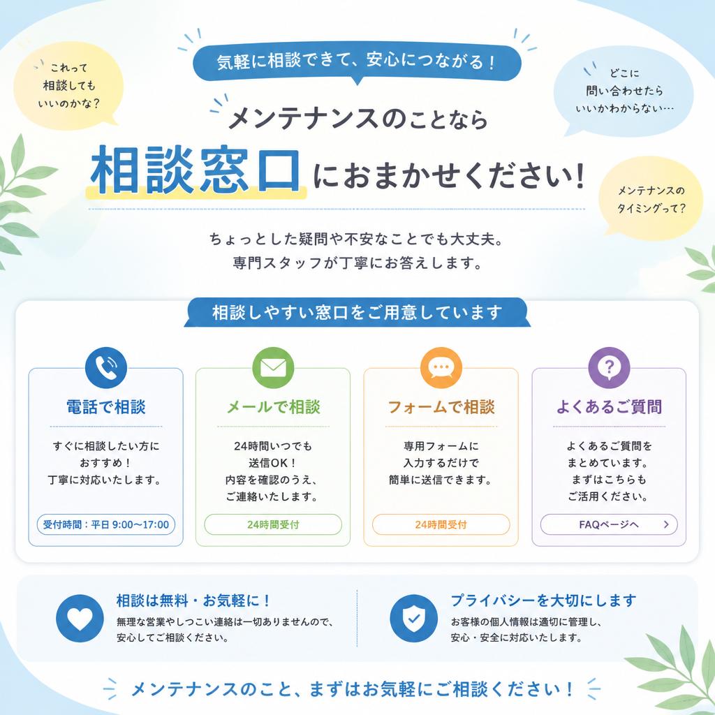 7. お問い合わせ・ご相談のお願い
