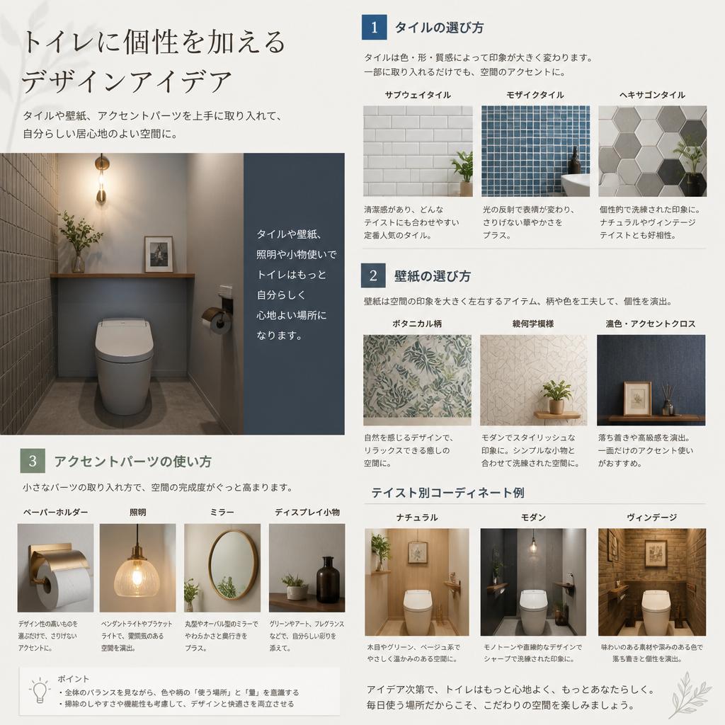 3. 視覚的アクセントで個性をプラス