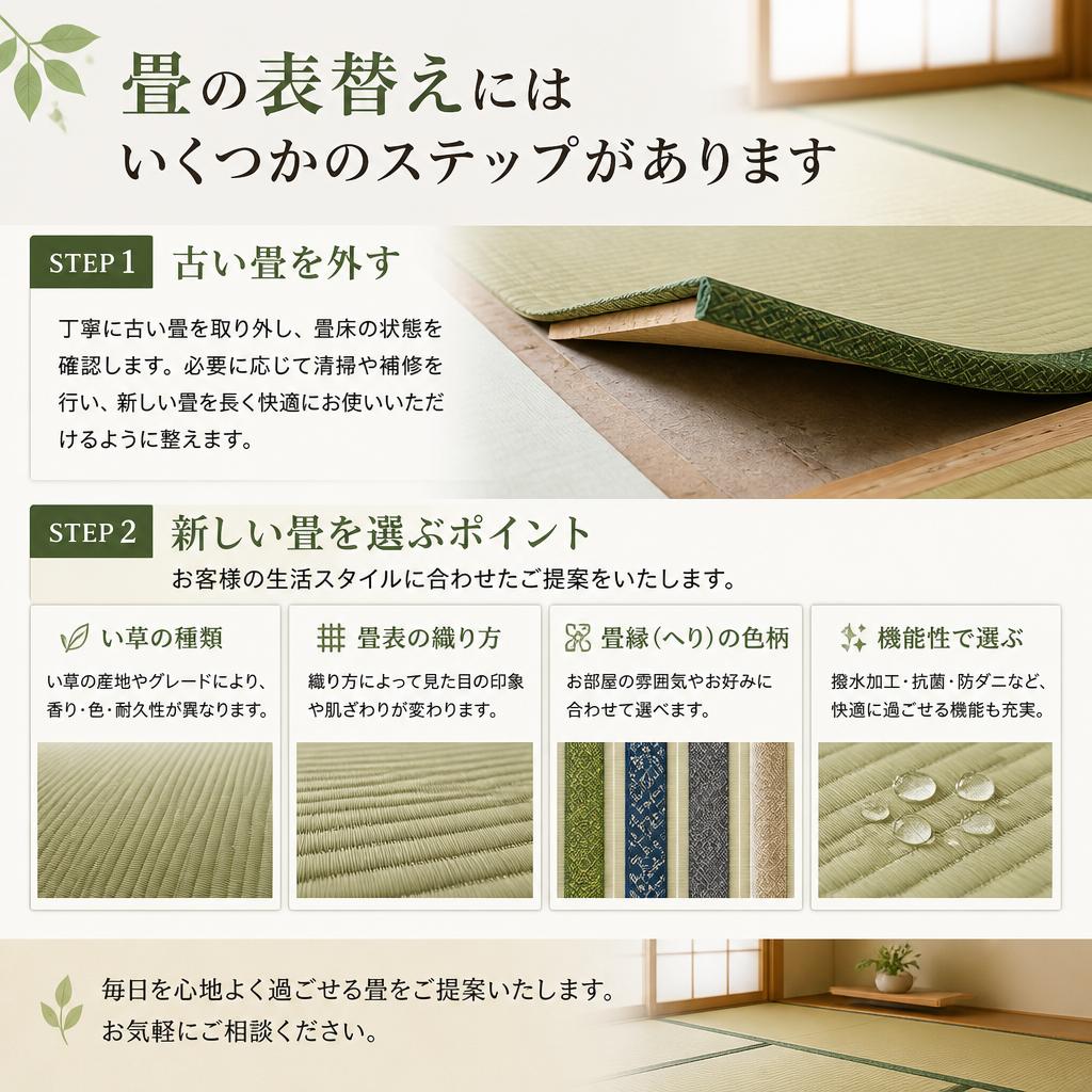 施工の流れとポイント