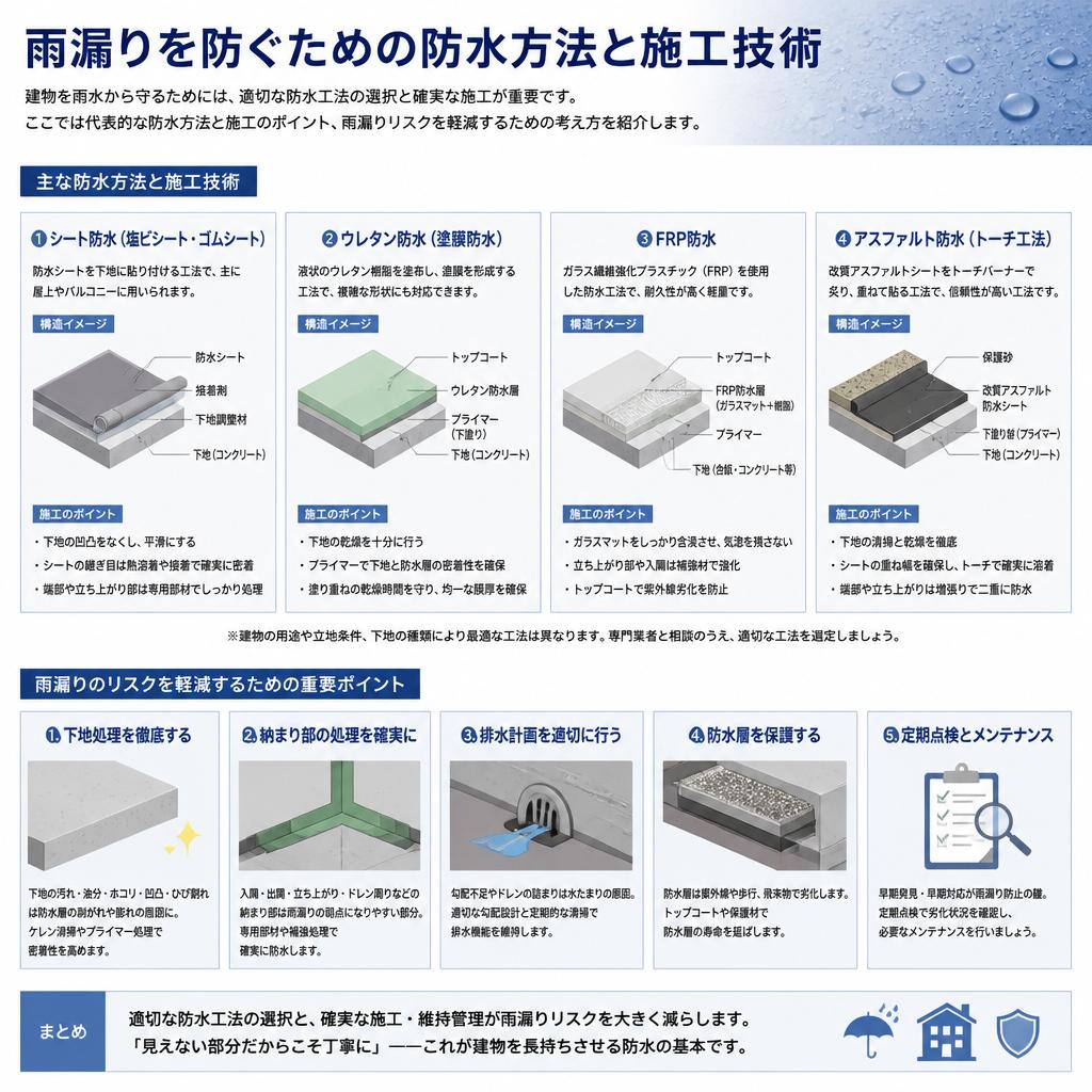 2. の効果的な防水対策
