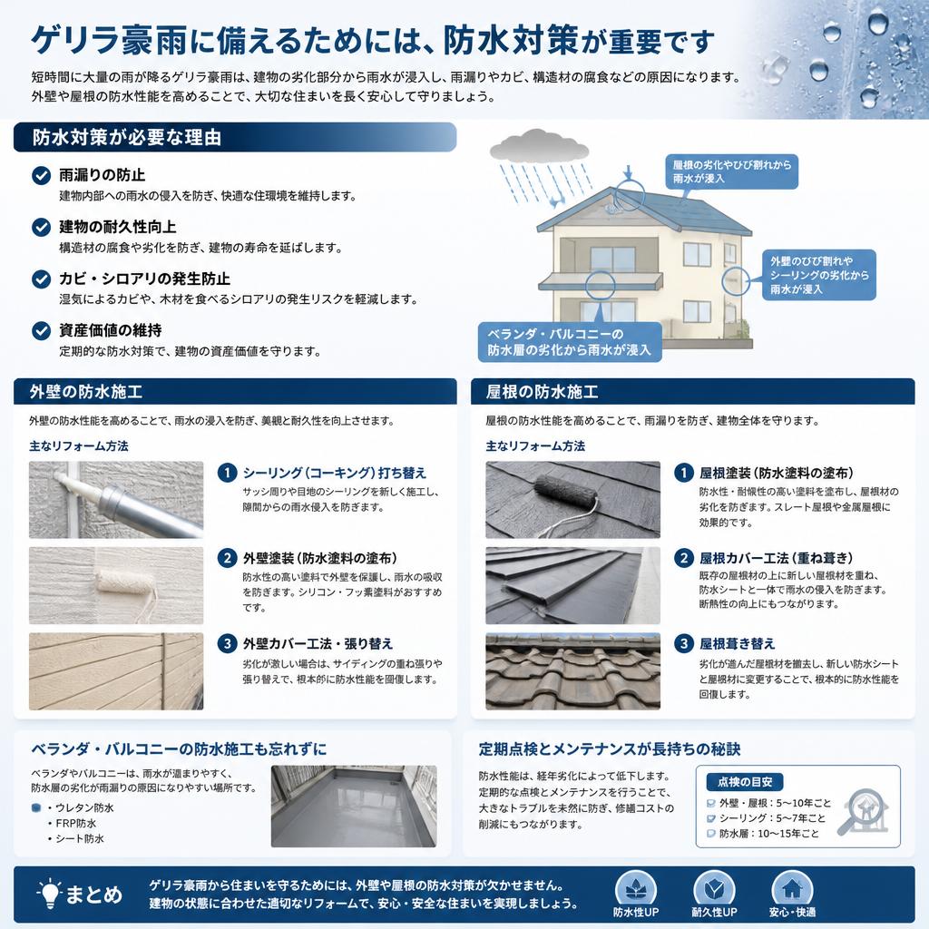 4. 防水対策を講じることの重要性