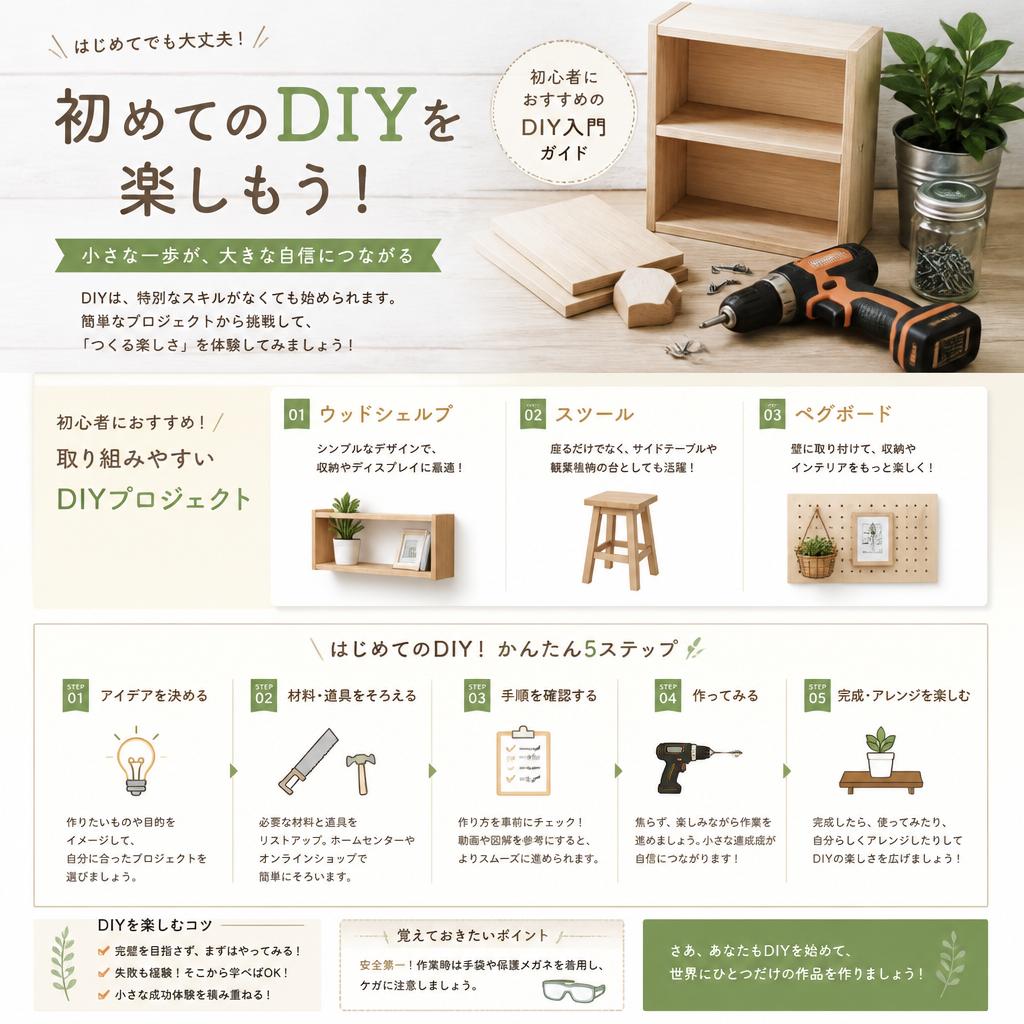 4. DIY初心者でもできる！簡単リフォーム