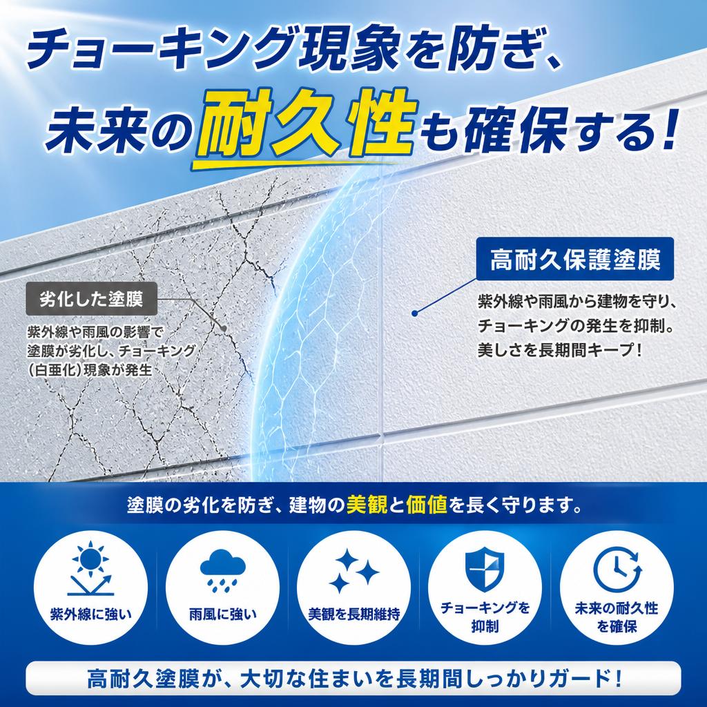 チョーキング現象を防ぎ、未来の耐久性も確保する！