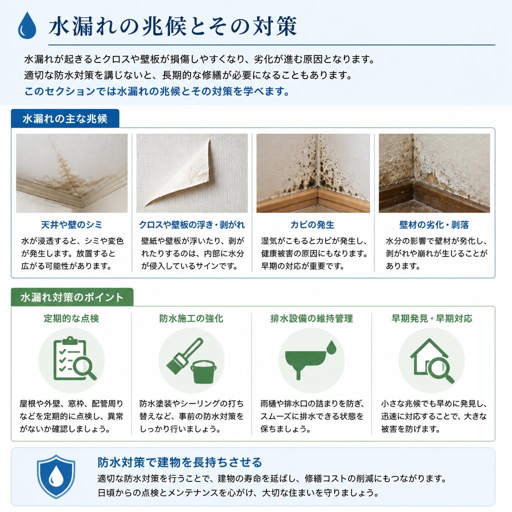 水漏れとその影響
