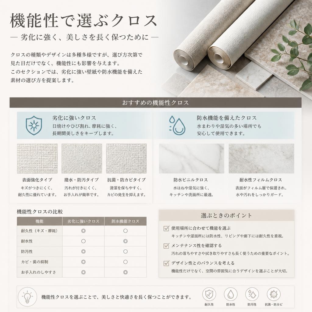 壁紙選びのポイント