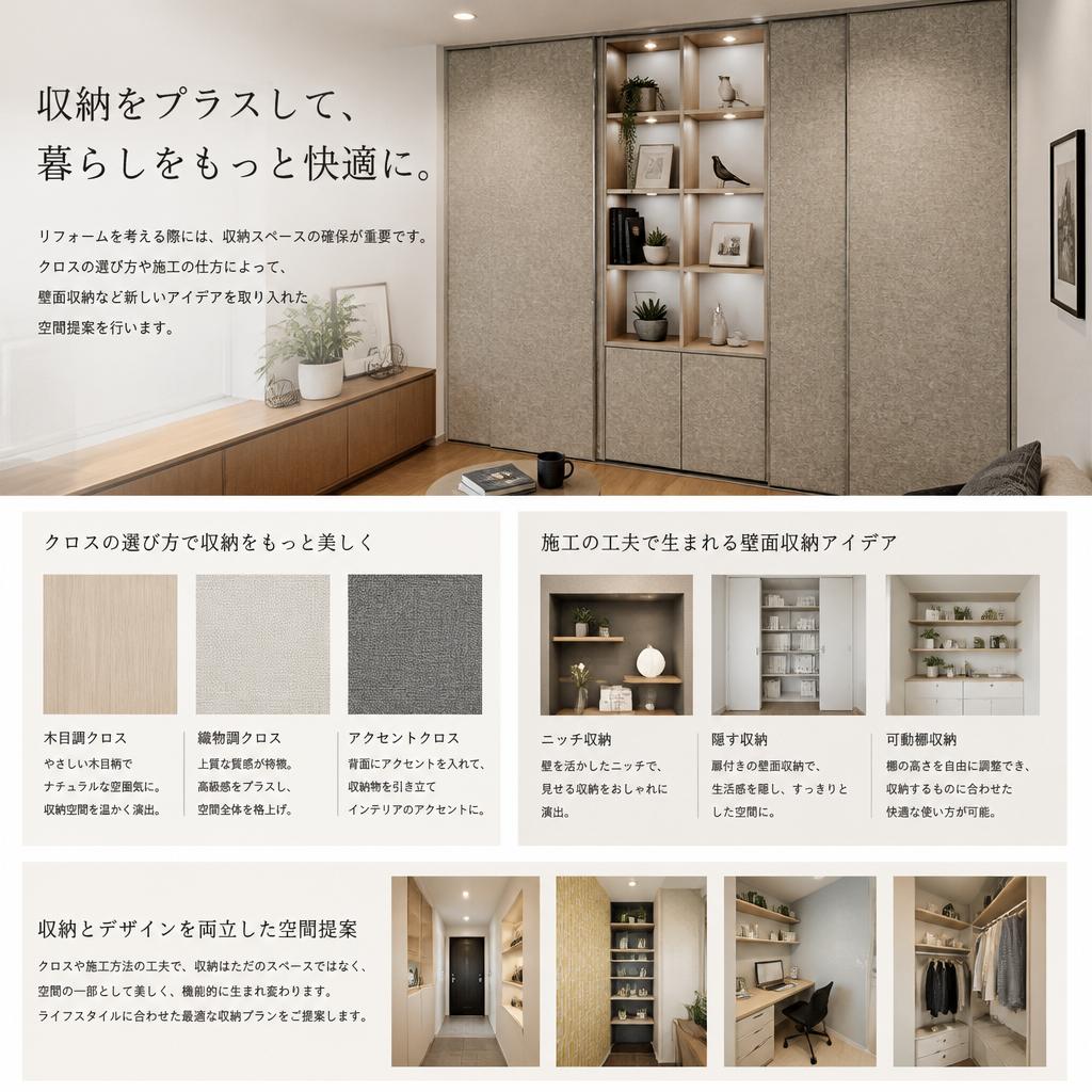 収納スペースとのコラボレーション