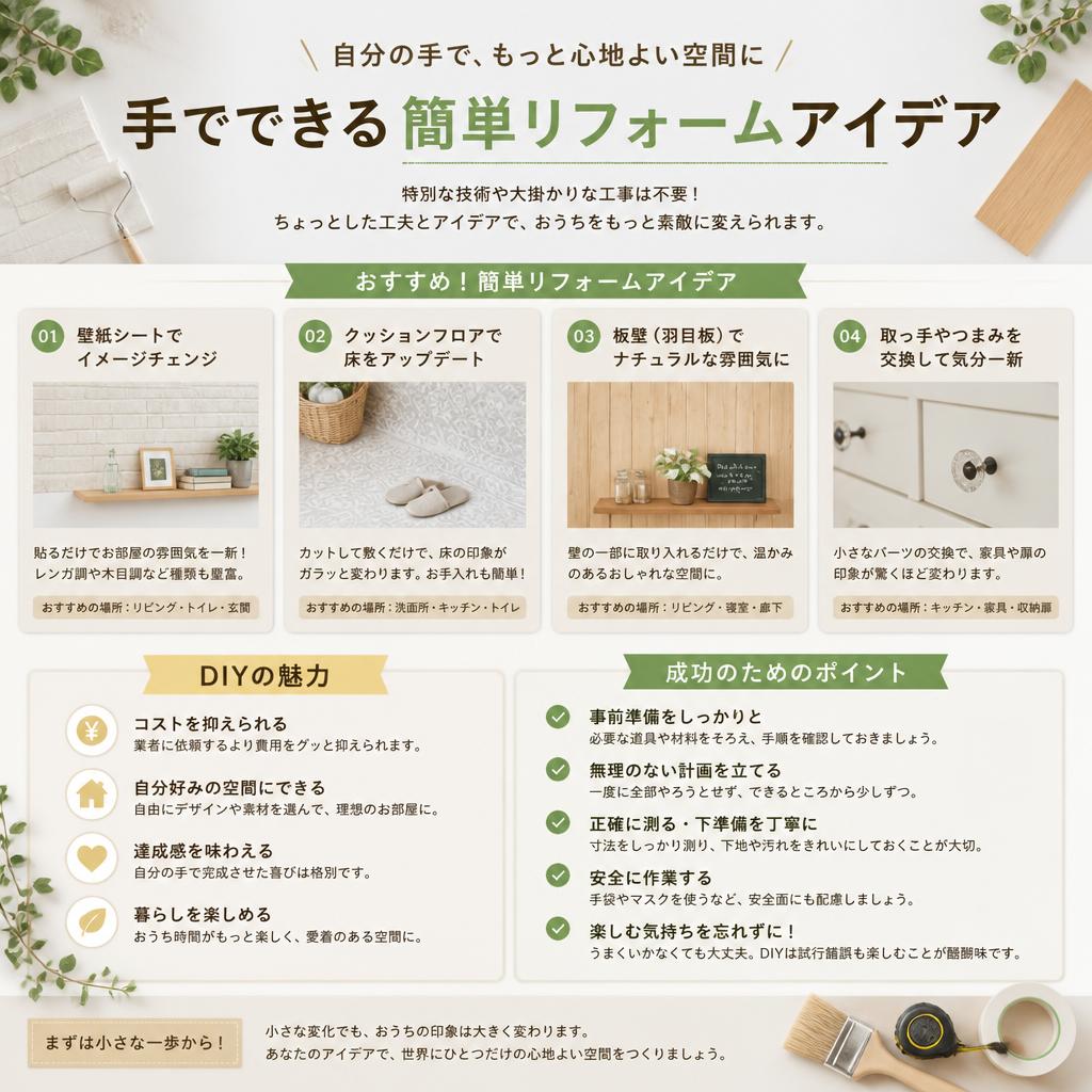 DIYで楽しむプチリフォーム
