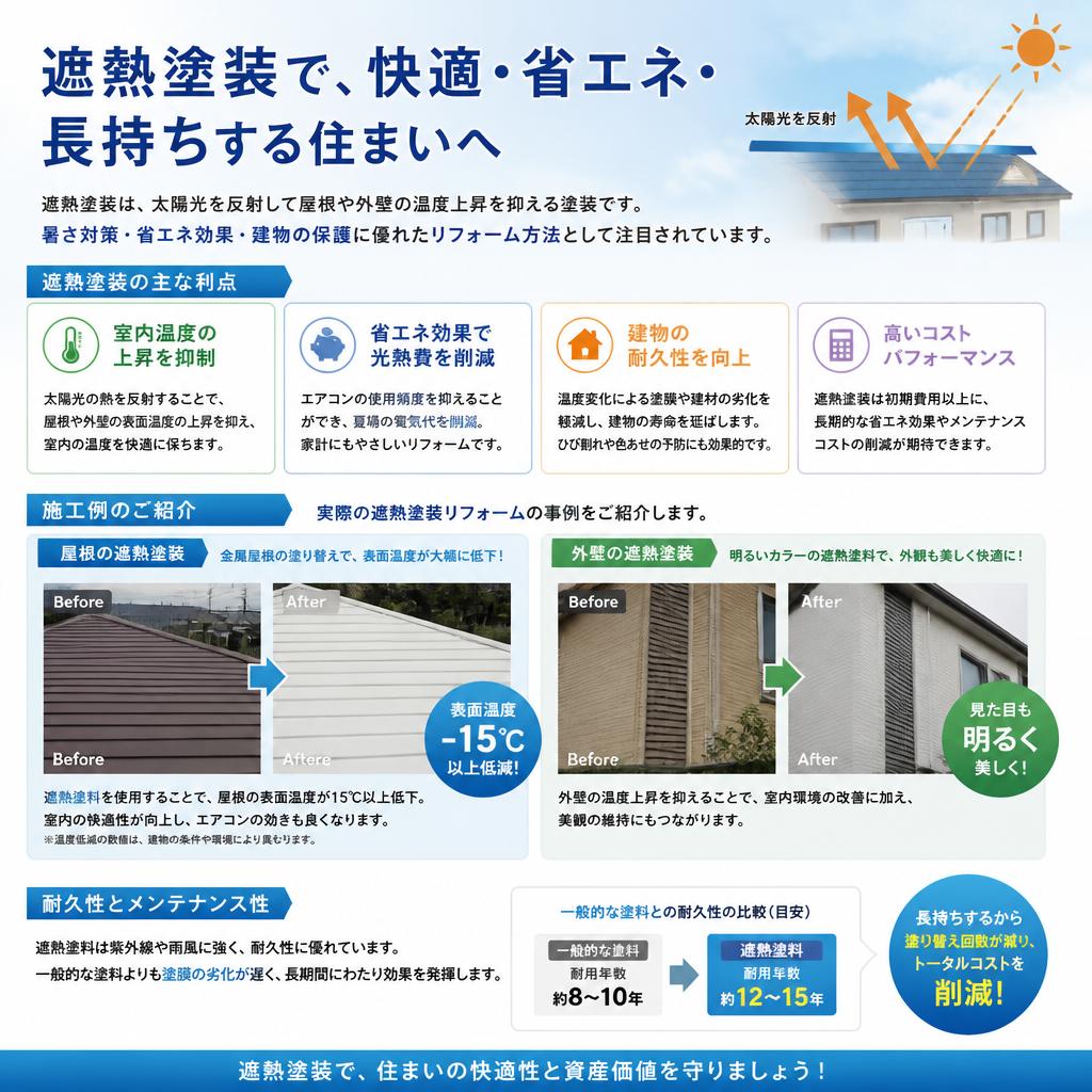 4. 遮熱塗装のメリット