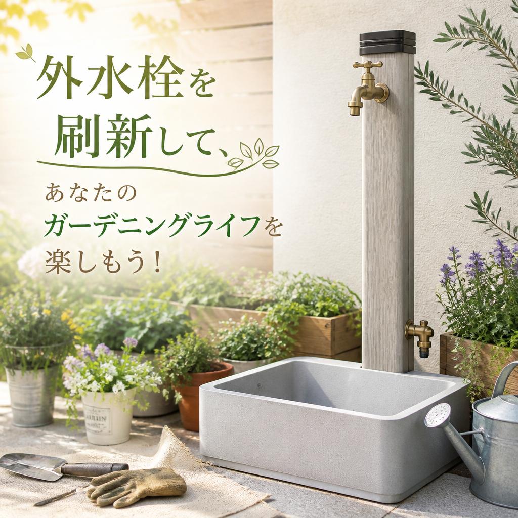 外水栓を刷新して、あなたのガーデニングライフを楽しもう！