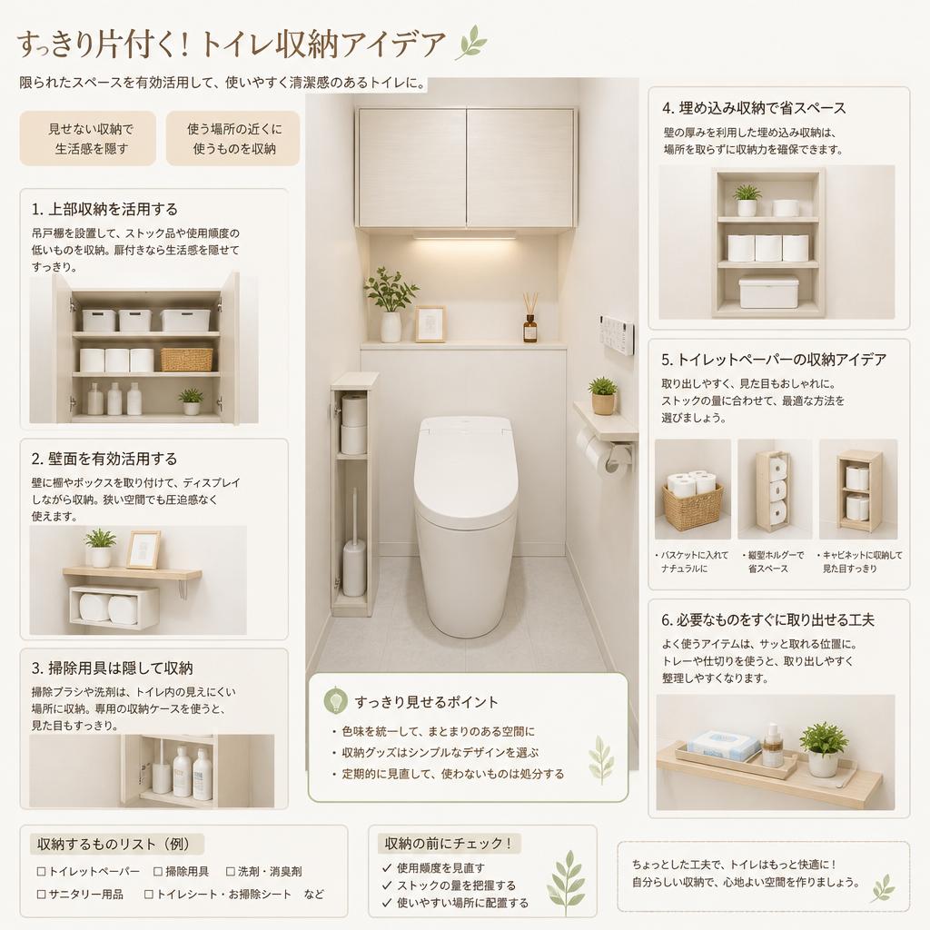 収納アイデアで快適さをプラス