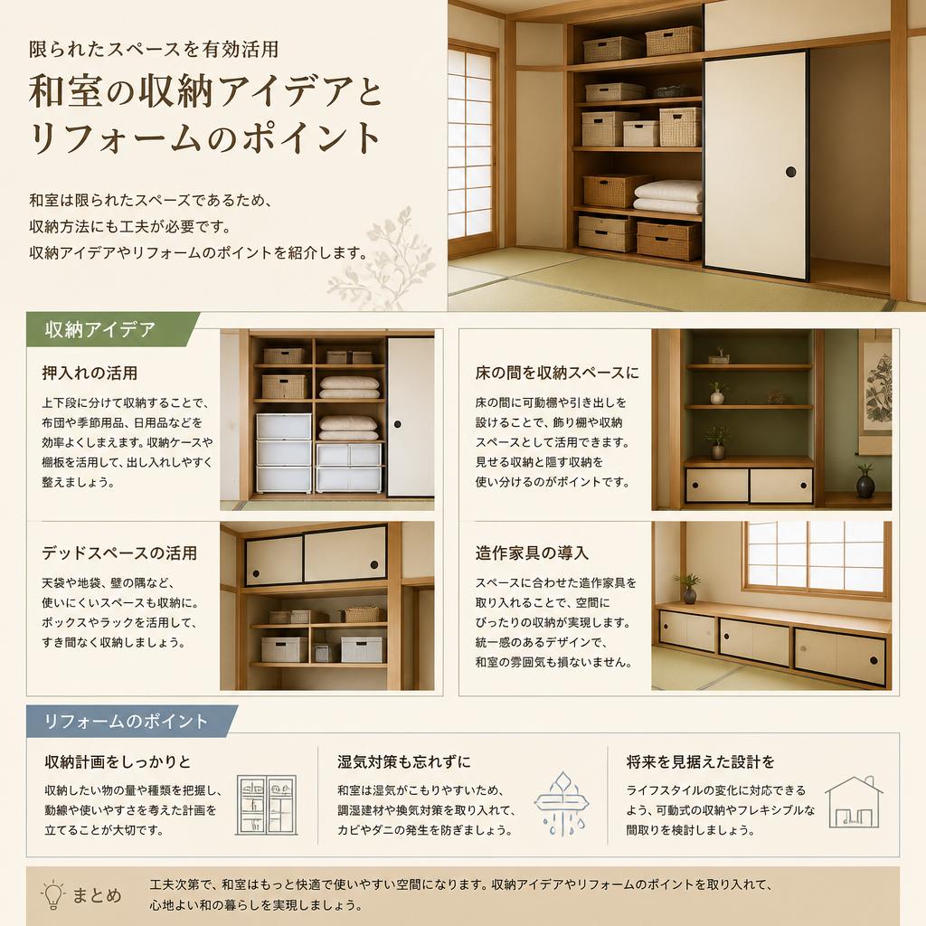 5. 収納のアイデアと工夫
